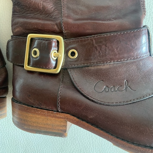 COACH est.1941 Leather Boots.,Leather inside, Jordan 6 1/2 B.Good used Condition - Picture 4 of 12